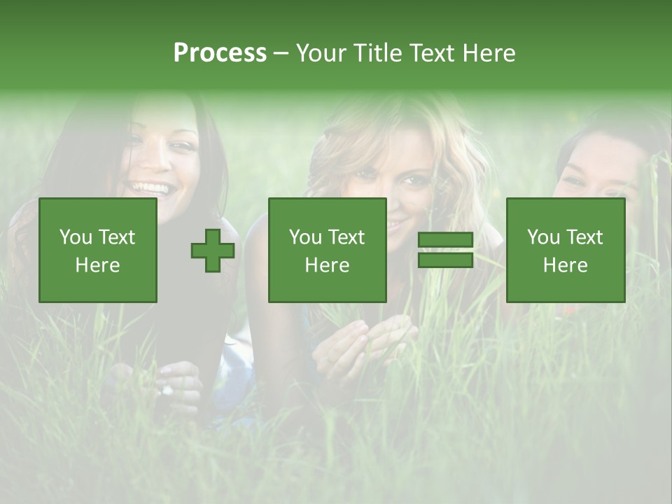 Flower Field Green PowerPoint Template