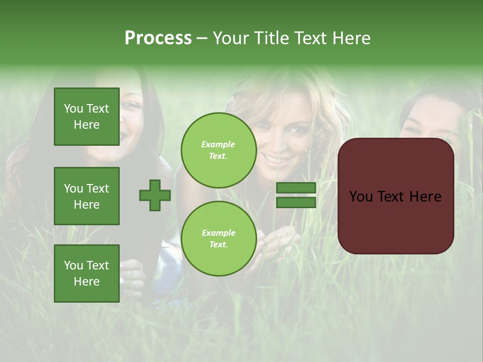 Flower Field Green PowerPoint Template