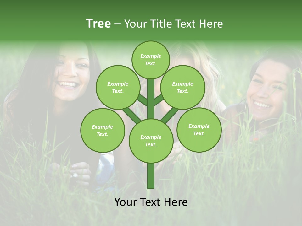 Flower Field Green PowerPoint Template