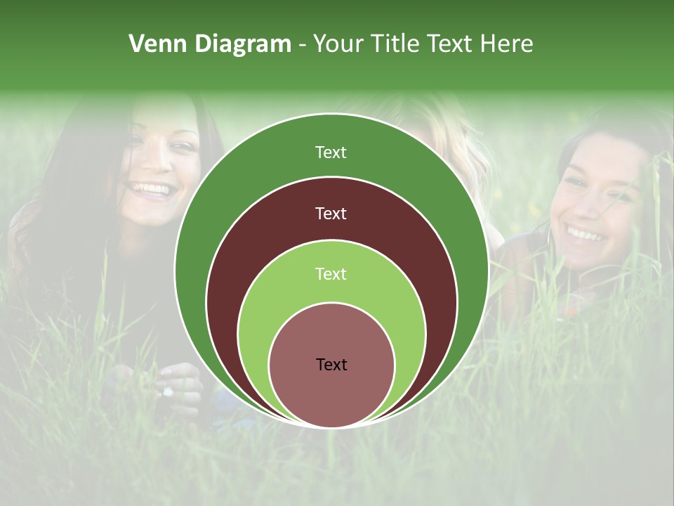 Flower Field Green PowerPoint Template