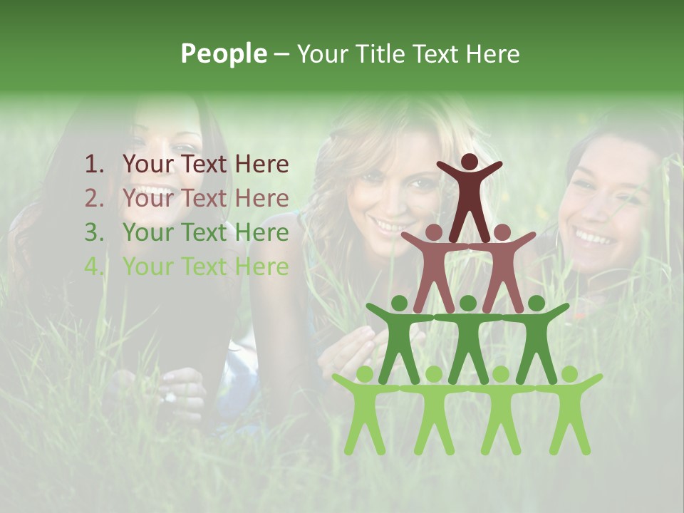 Flower Field Green PowerPoint Template