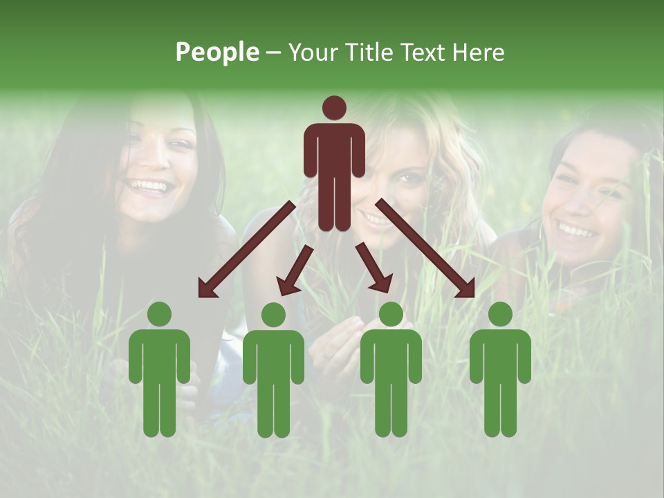 Flower Field Green PowerPoint Template