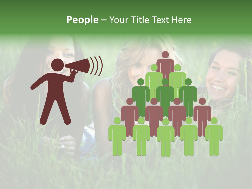 Flower Field Green PowerPoint Template