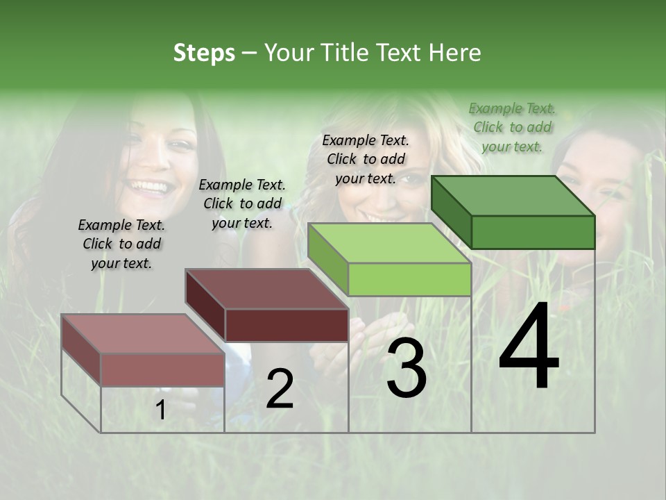 Flower Field Green PowerPoint Template