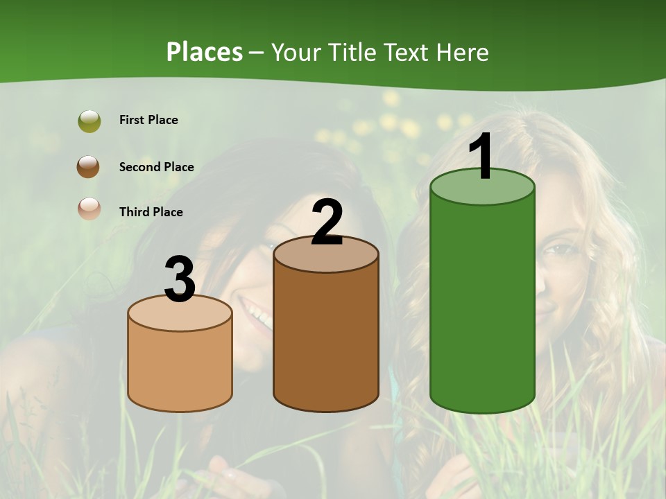 Blue Young Smile PowerPoint Template