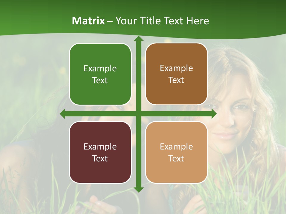 Blue Young Smile PowerPoint Template