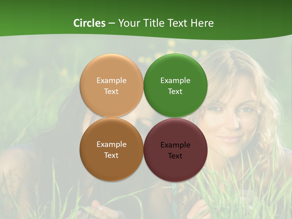 Blue Young Smile PowerPoint Template