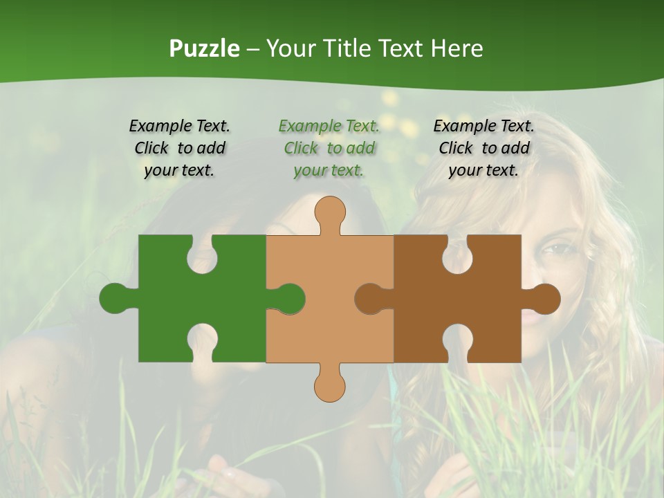 Blue Young Smile PowerPoint Template