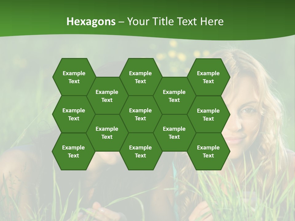 Blue Young Smile PowerPoint Template