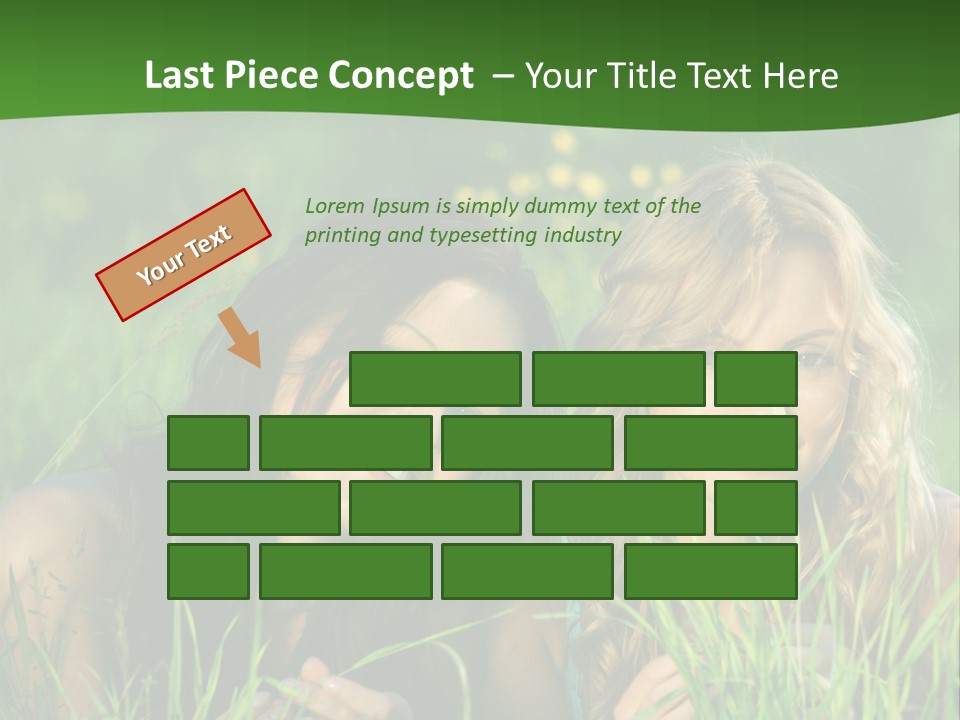 Blue Young Smile PowerPoint Template