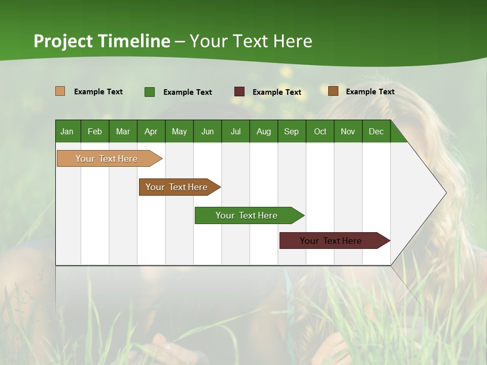 Blue Young Smile PowerPoint Template