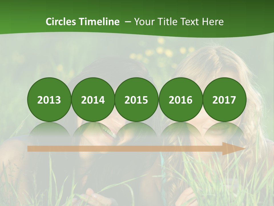 Blue Young Smile PowerPoint Template