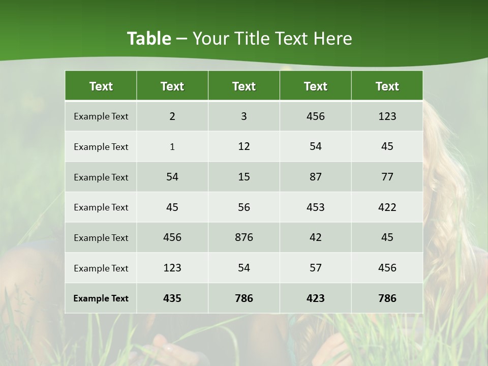 Blue Young Smile PowerPoint Template