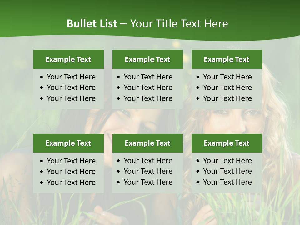 Blue Young Smile PowerPoint Template