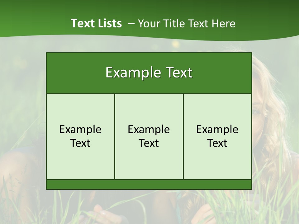 Blue Young Smile PowerPoint Template