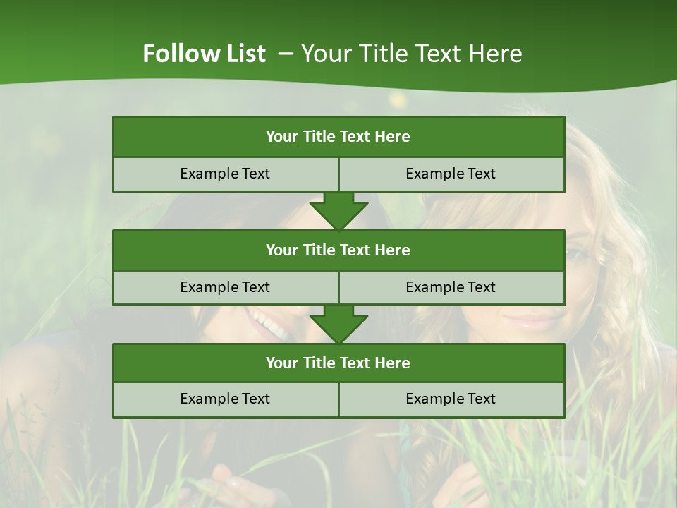 Blue Young Smile PowerPoint Template