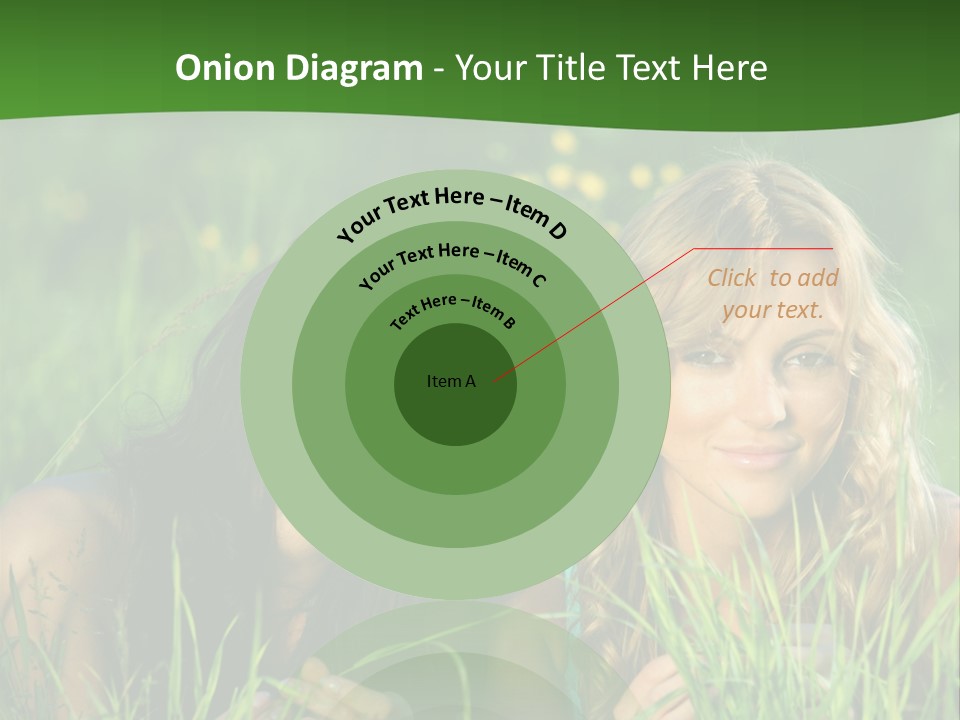 Blue Young Smile PowerPoint Template