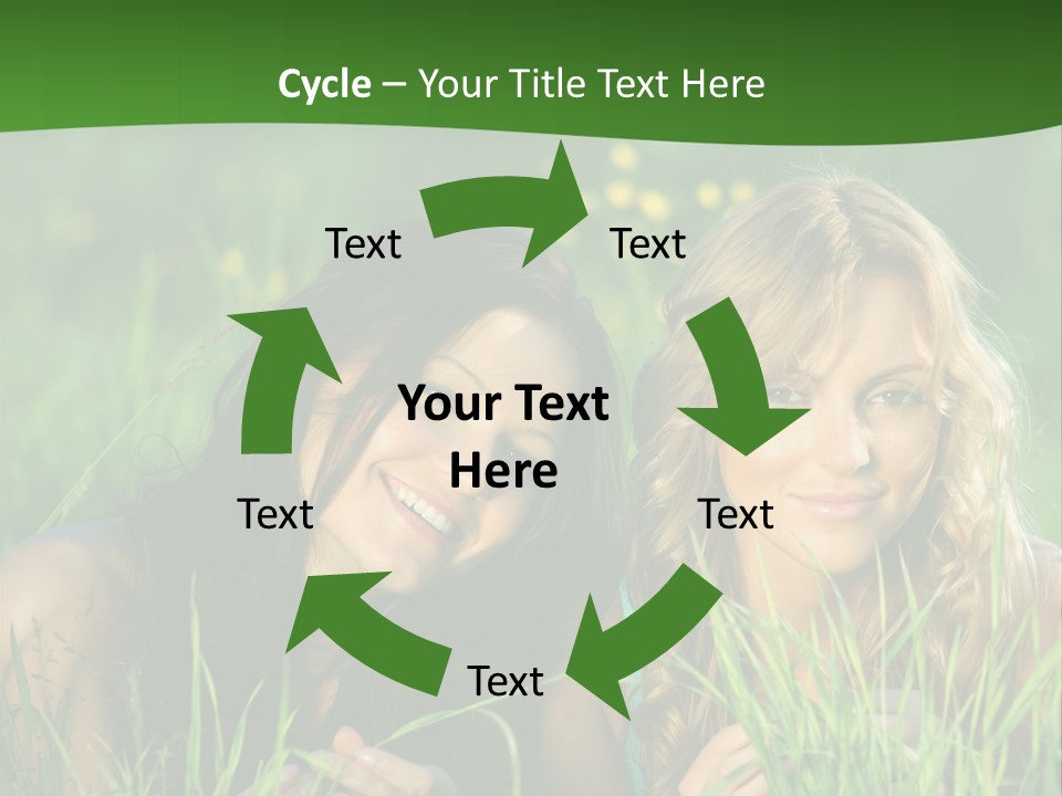 Blue Young Smile PowerPoint Template