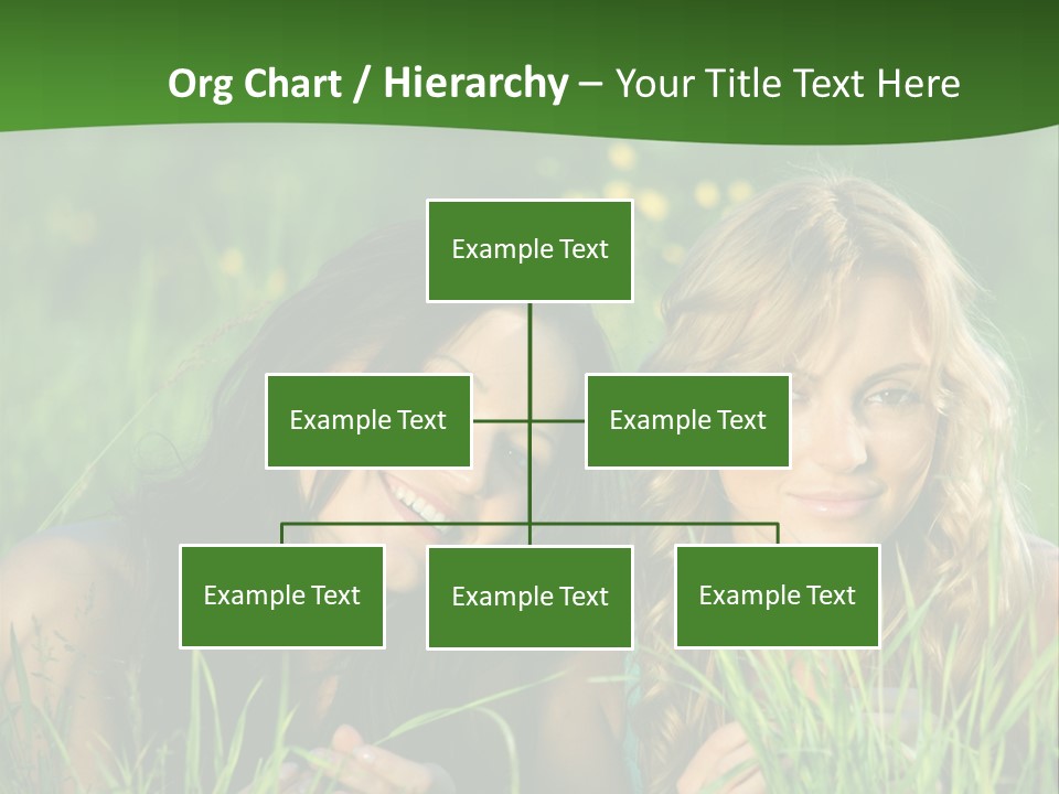 Blue Young Smile PowerPoint Template