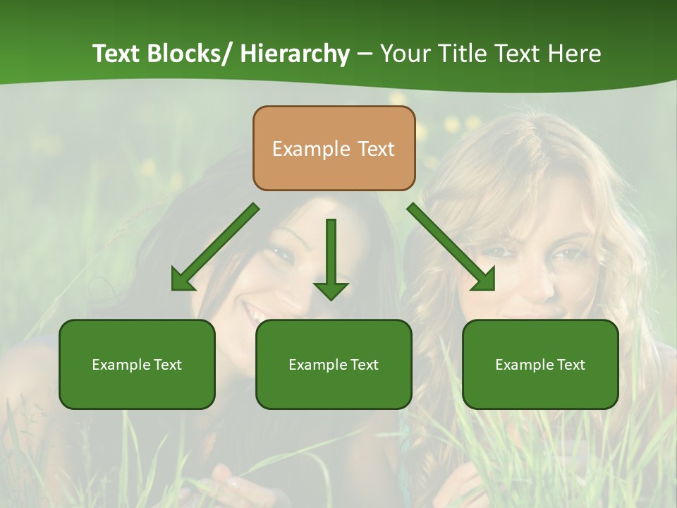 Blue Young Smile PowerPoint Template