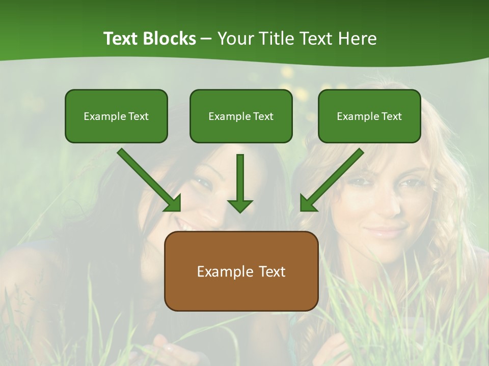 Blue Young Smile PowerPoint Template