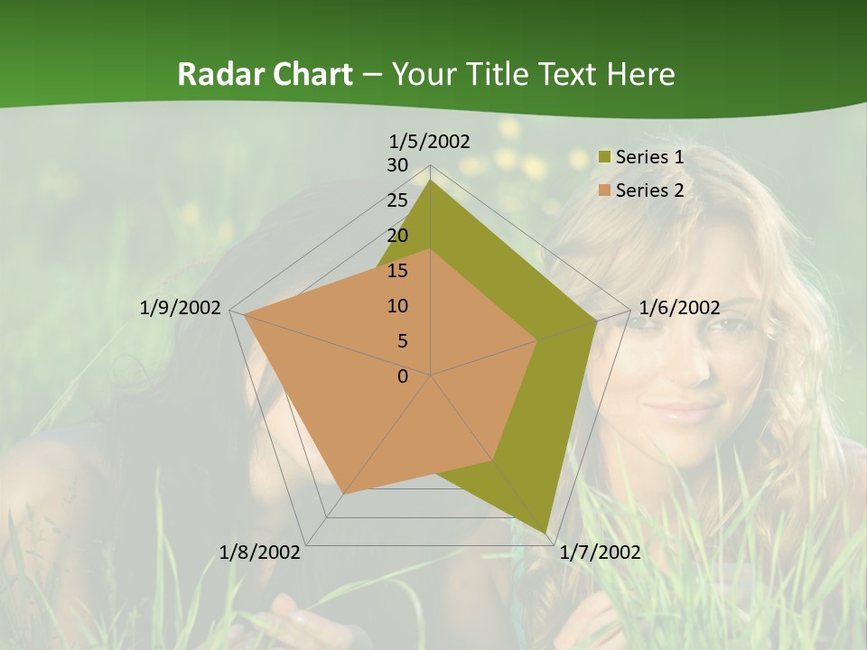 Blue Young Smile PowerPoint Template