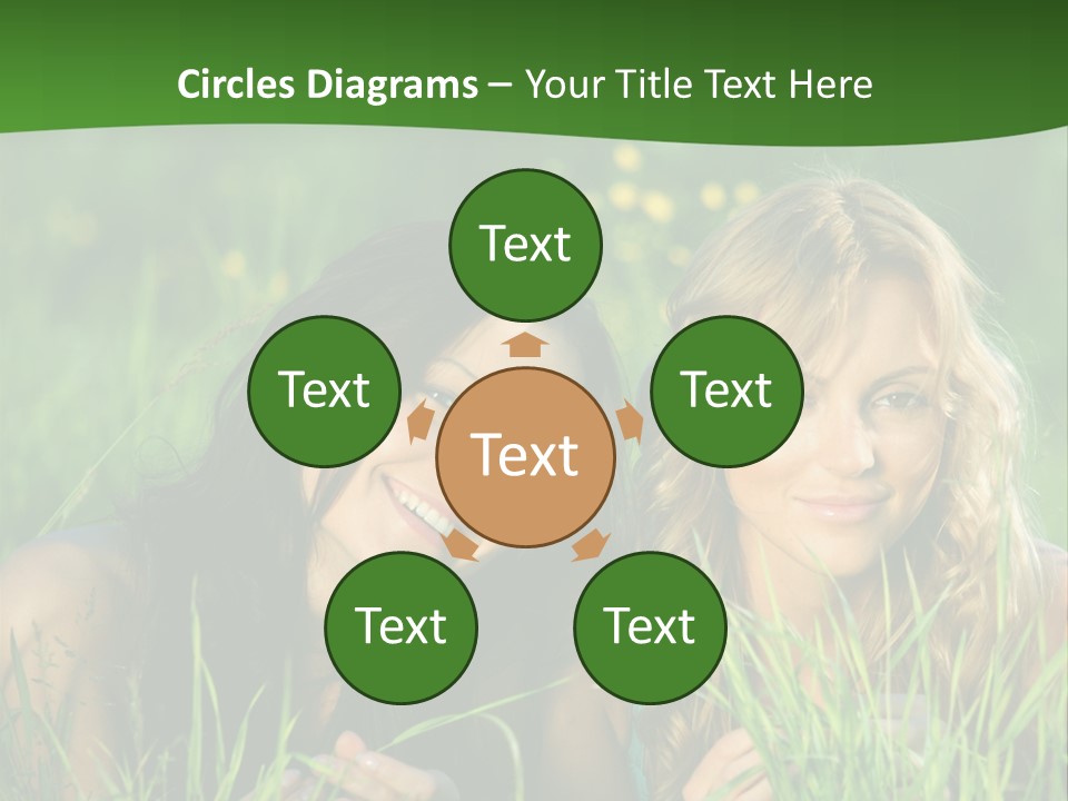 Blue Young Smile PowerPoint Template