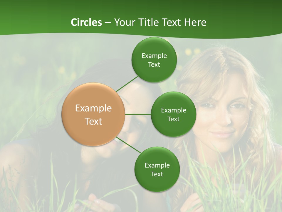 Blue Young Smile PowerPoint Template