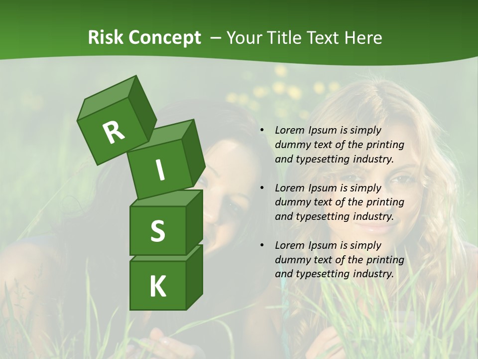 Blue Young Smile PowerPoint Template