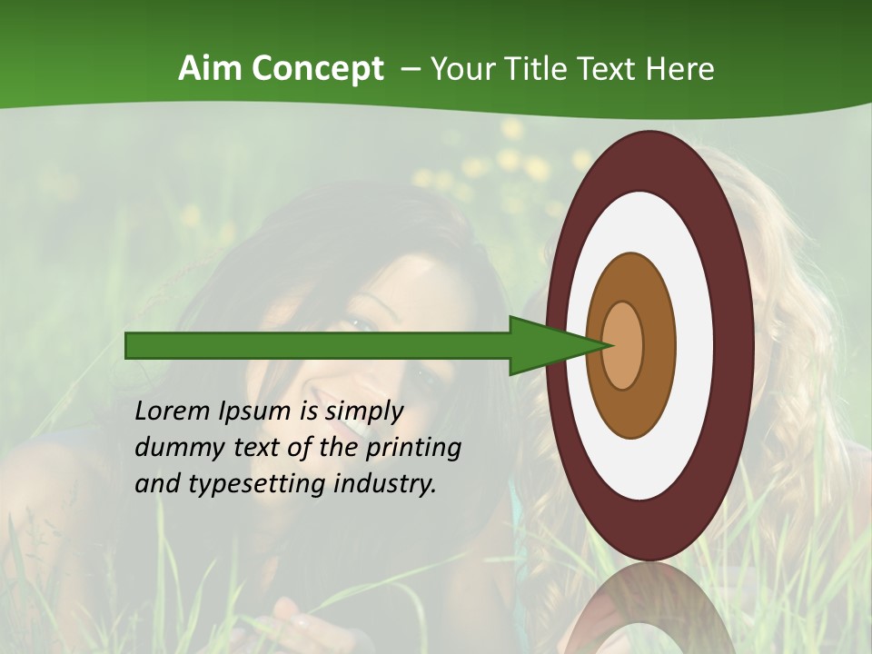 Blue Young Smile PowerPoint Template