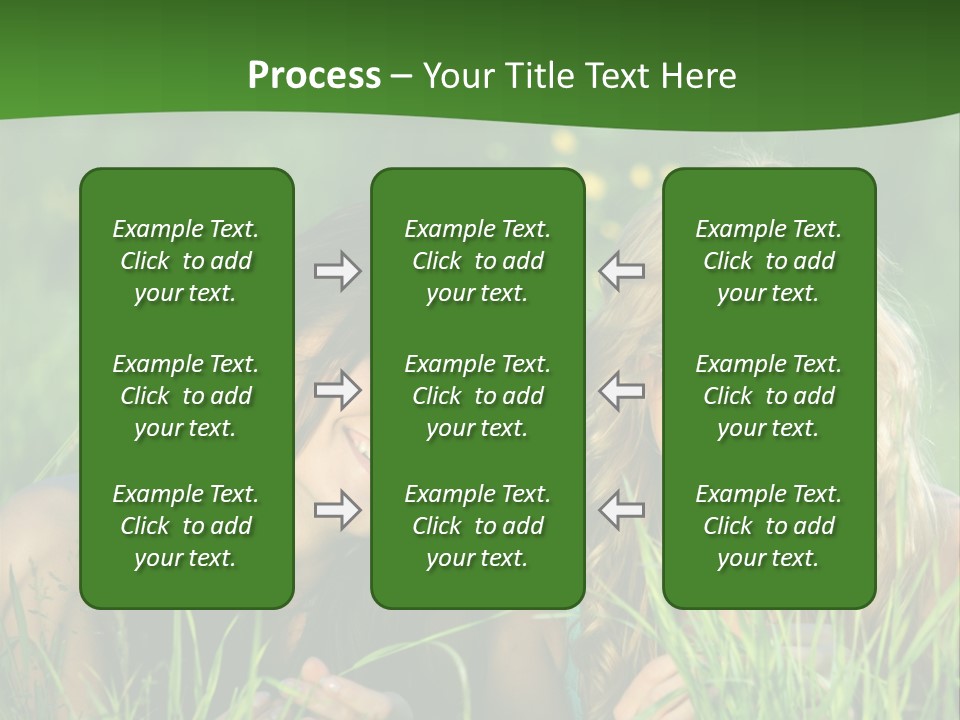 Blue Young Smile PowerPoint Template