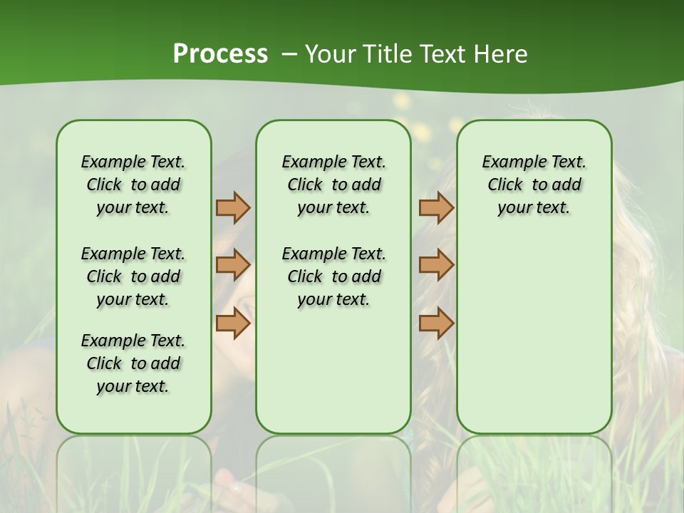 Blue Young Smile PowerPoint Template