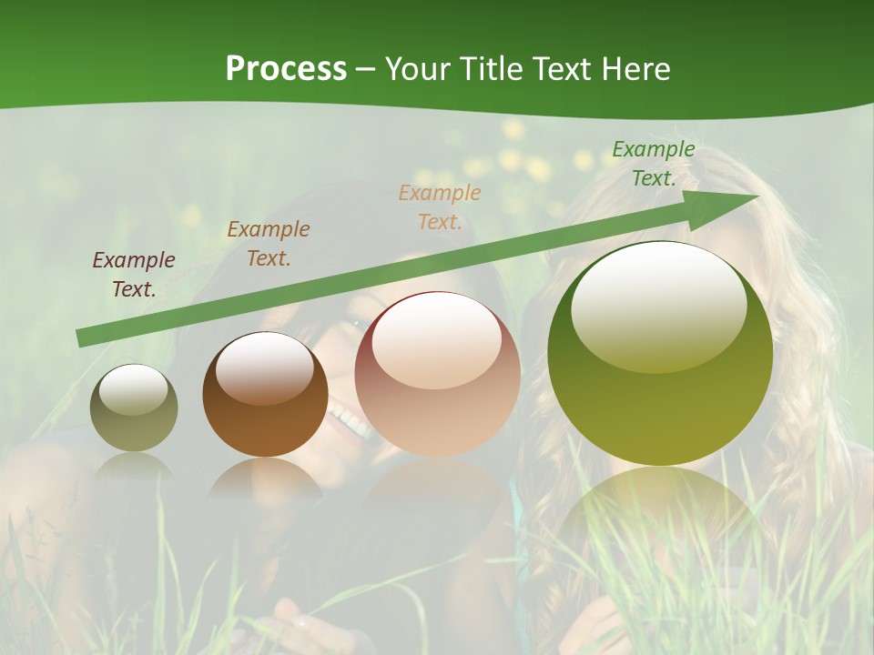 Blue Young Smile PowerPoint Template