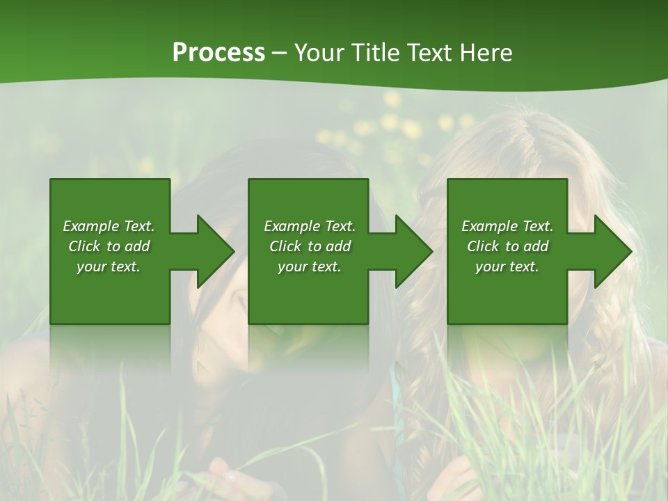 Blue Young Smile PowerPoint Template