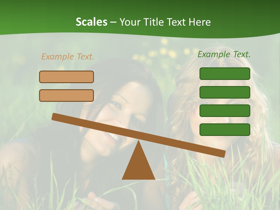 Blue Young Smile PowerPoint Template