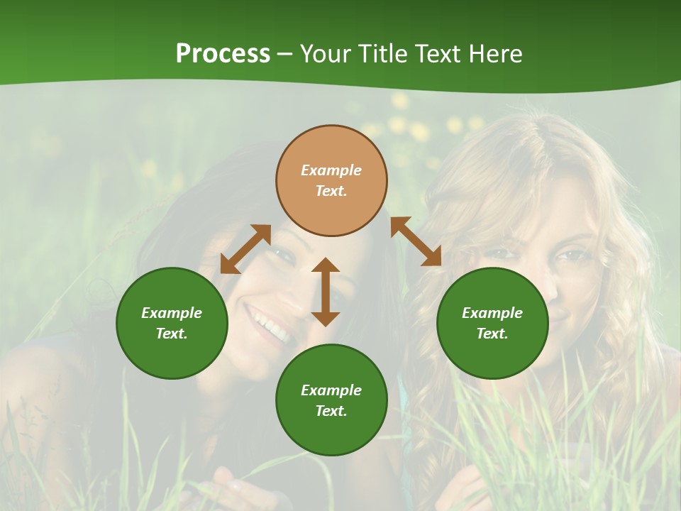 Blue Young Smile PowerPoint Template