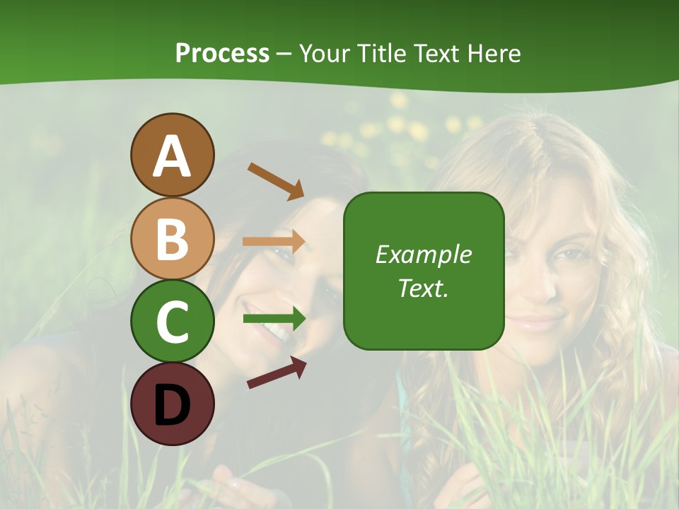 Blue Young Smile PowerPoint Template