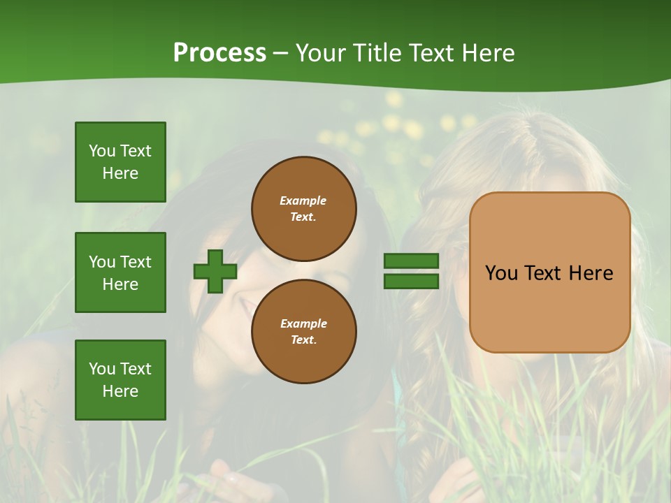 Blue Young Smile PowerPoint Template