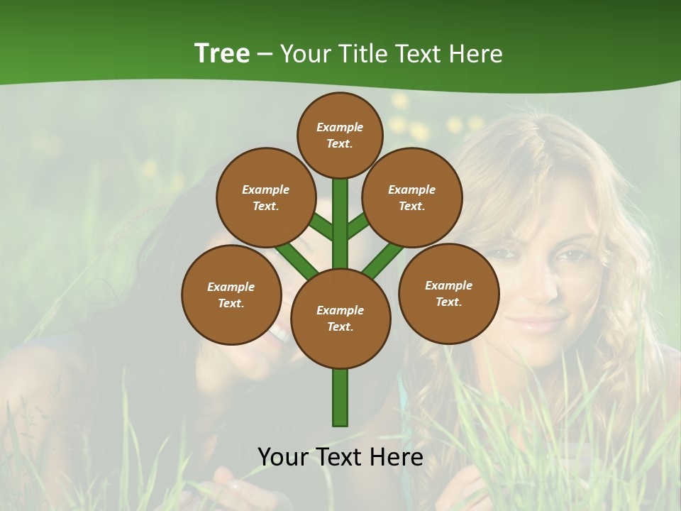 Blue Young Smile PowerPoint Template