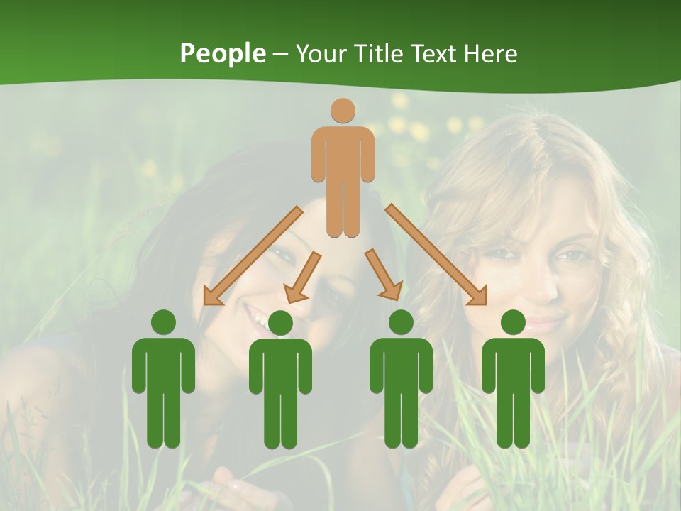 Blue Young Smile PowerPoint Template