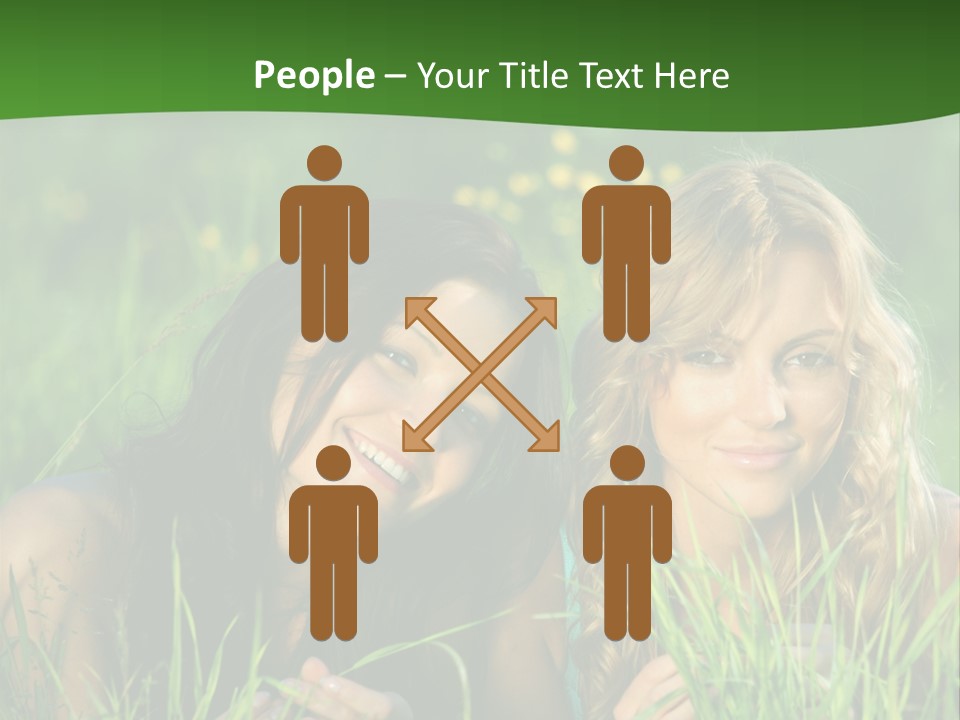 Blue Young Smile PowerPoint Template