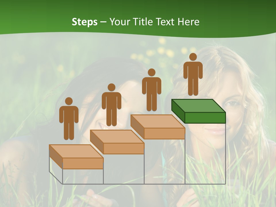 Blue Young Smile PowerPoint Template