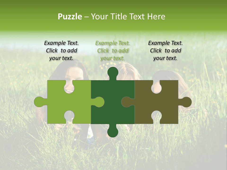 Human Face Smiling Sensuality PowerPoint Template