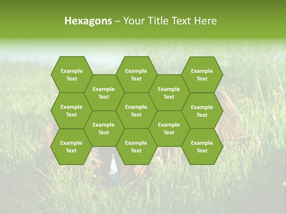 Human Face Smiling Sensuality PowerPoint Template