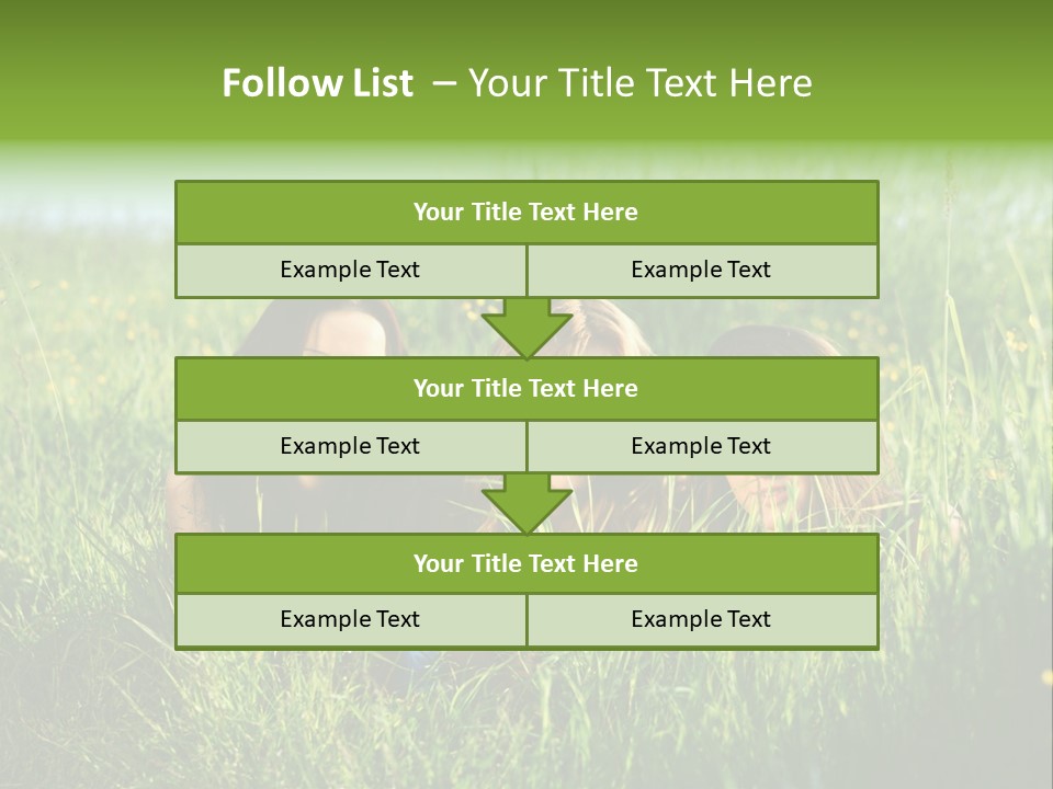Human Face Smiling Sensuality PowerPoint Template