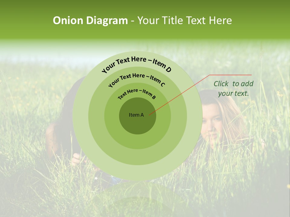 Human Face Smiling Sensuality PowerPoint Template