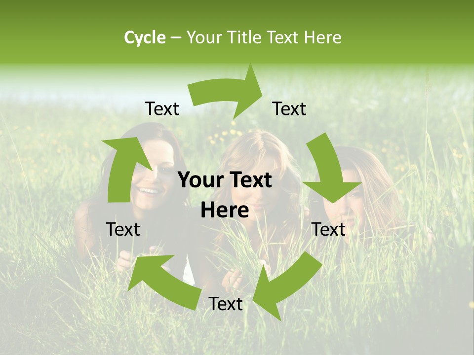 Human Face Smiling Sensuality PowerPoint Template