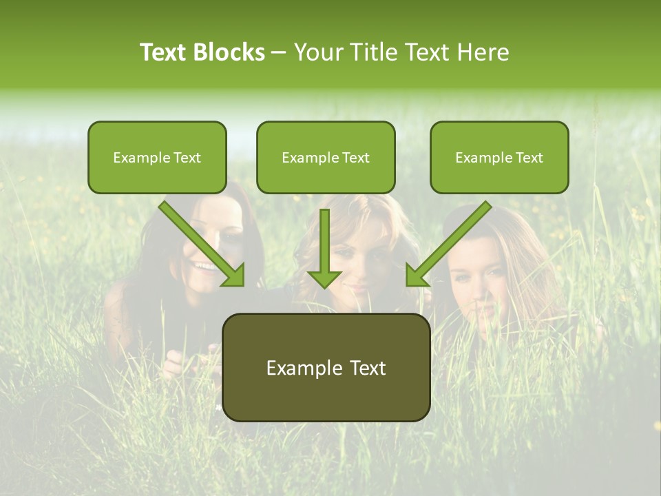 Human Face Smiling Sensuality PowerPoint Template