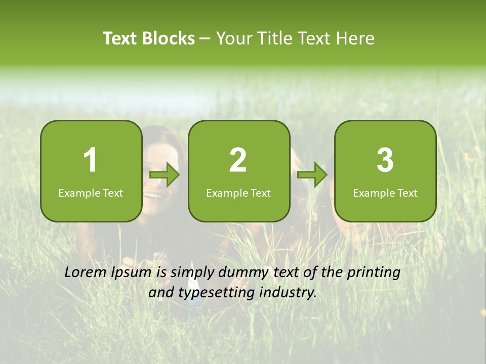 Human Face Smiling Sensuality PowerPoint Template
