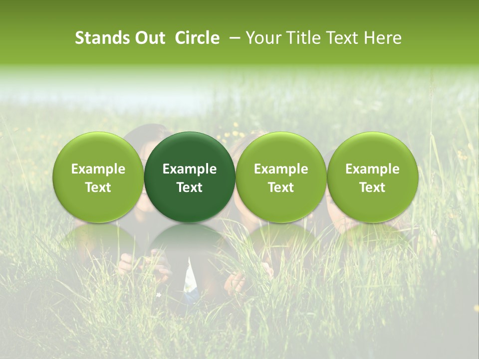 Human Face Smiling Sensuality PowerPoint Template